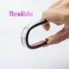 2x Universal LED Motorcycle Turn Signal Light Amber Flasher Ring Fork Strip Lamp